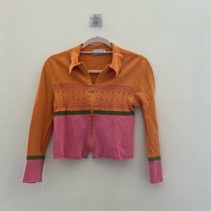 Cropped Azuleros  France  vintage sweater
